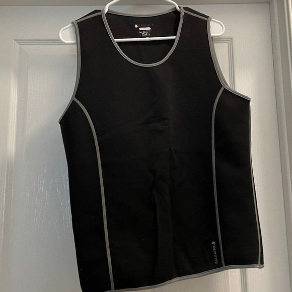 $ Sauna FX Men's Neoprene Slimming Shirt Size XL Black - Picture 1 of 3